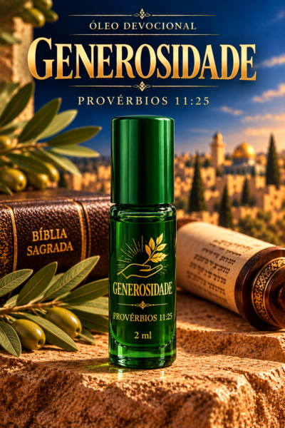 ÓLEO DEVOCIONAL DA GENEROSIDADE