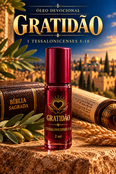 ÓLEO DEVOCIONAL DA GRATIDÃO