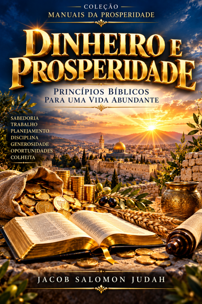 Capa do livro Dinheiro e Prosperidade – Princípios Bíblicos para uma Vida Abundante, de Jacob Salomon Judah.